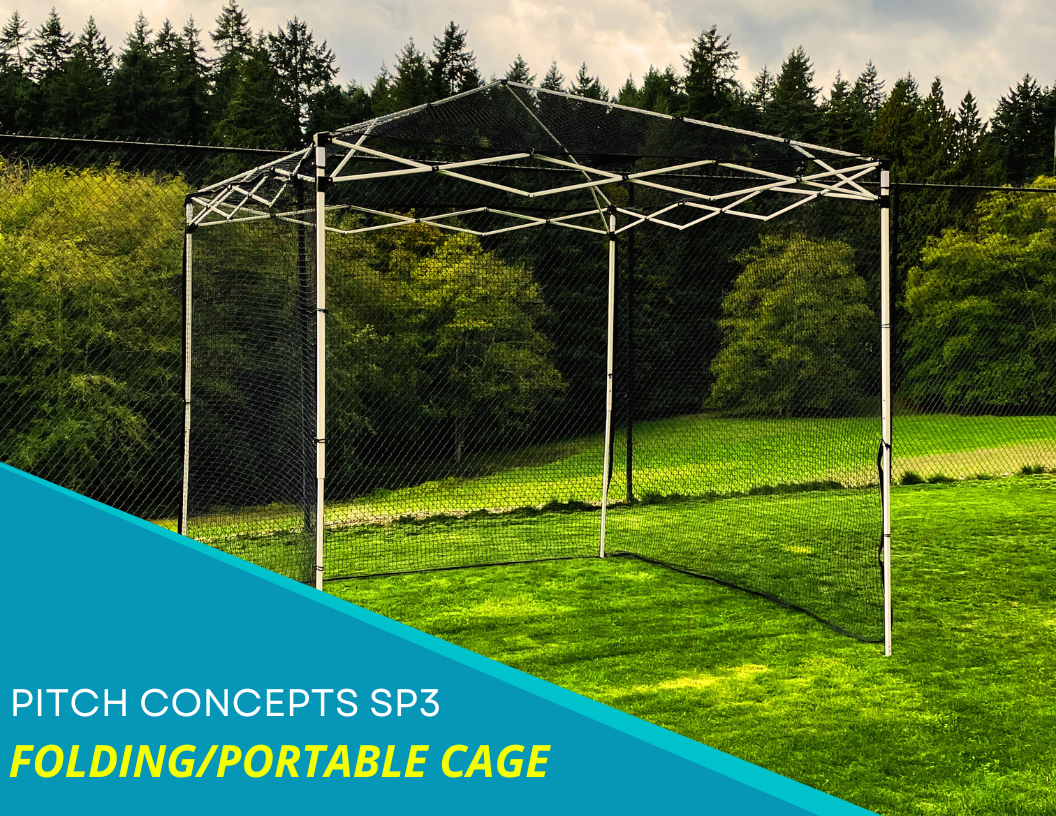 Pitch Concepts SP3 Folding/Portable Batting Cage – Dimension Sport