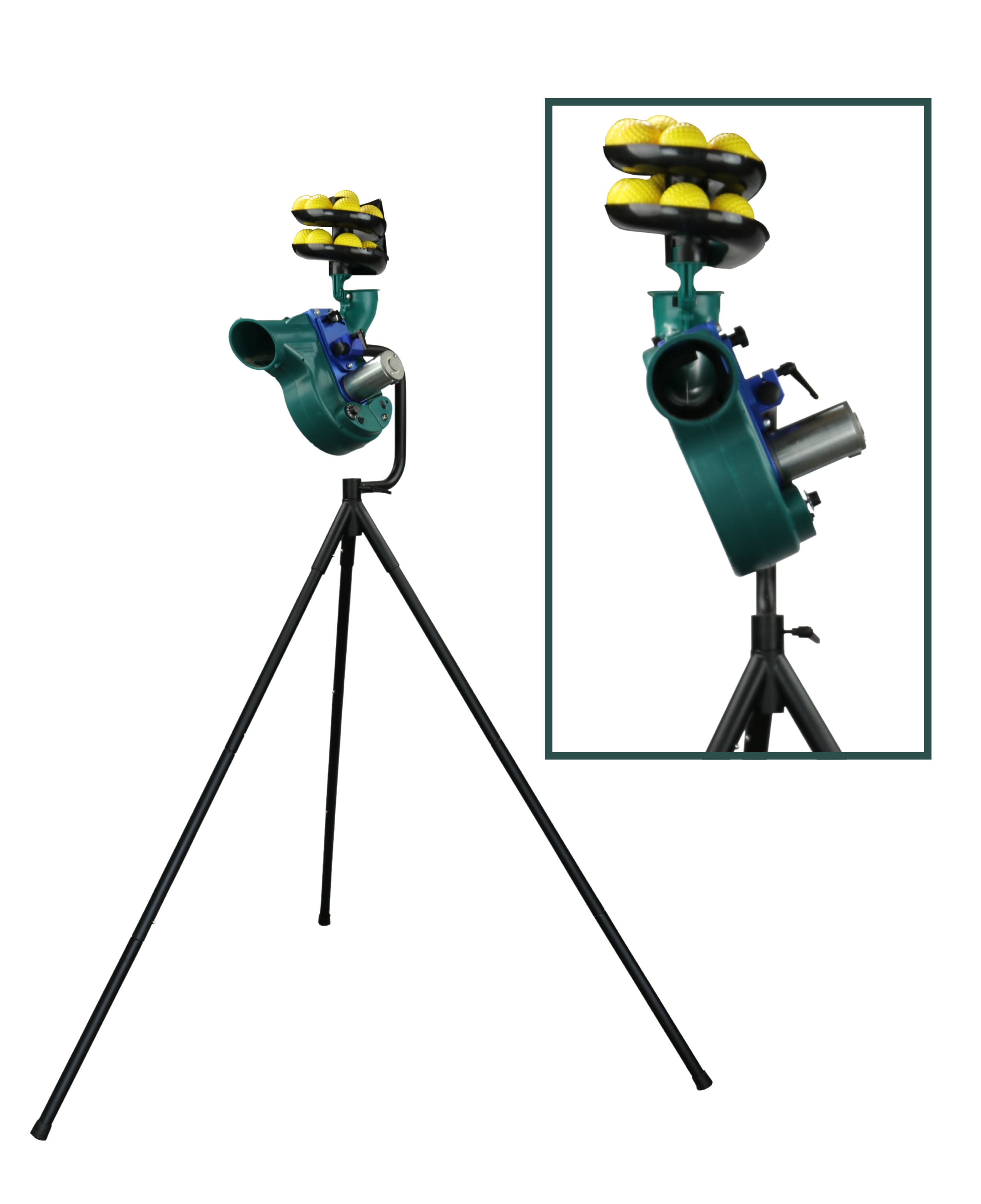 Paceman 245 Edge Cricket Bowling Machine Dimension Sport